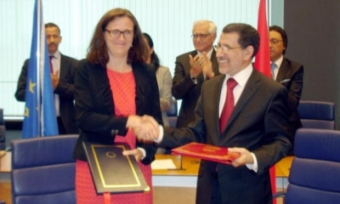 Maroc UE signature partenariat mobilit 2013