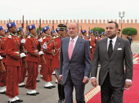 SM Juan Carlos et SM Mohammed VI Rabat juillet 2013