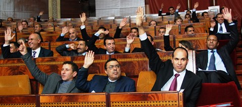 Vote au parlement maroc