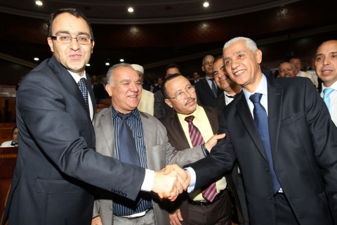 Karim ghellab rachid talbi alami parlement maroc avril 2014