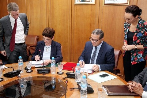 Maroc berd signature accord de siege 2014