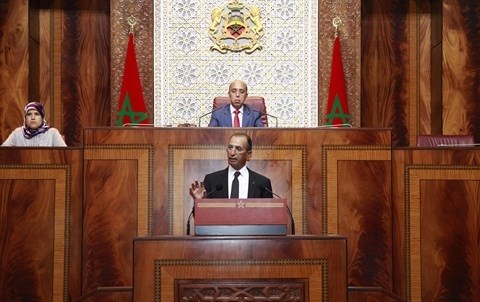 Ministre de l interieur hassad maroc au parlement