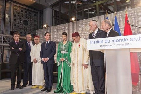 Princesse lalla meriem decore imam rabin pretre en france fevrier 2015