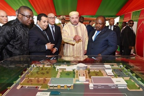 Roi du maroc et president gabonais juin 2015