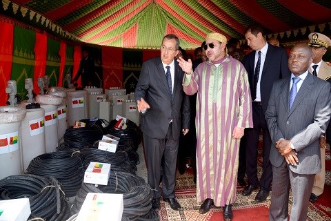 Roi du maroc et president guinee bissau
