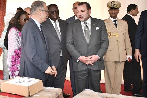 Roi du maroc et president senegal