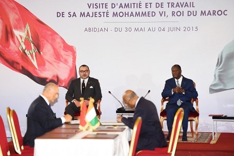 Signature accords maroco ivoirien juin 2015
