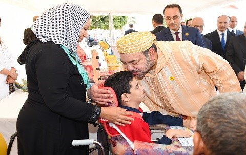 Roi mohammedVI inaugure projet pour enfants handicapes