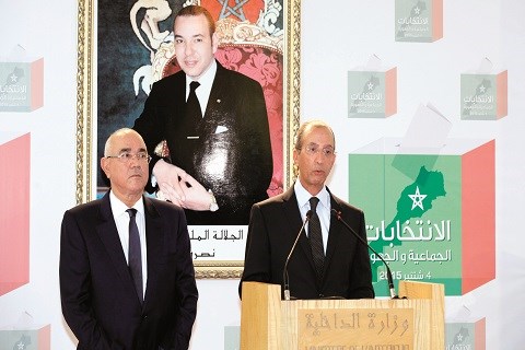 Hassad conference de presse elections maroc septembre 2015