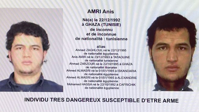 Attentat de Berlin : Anis Amri abattu, le Maroc avait prévenu
