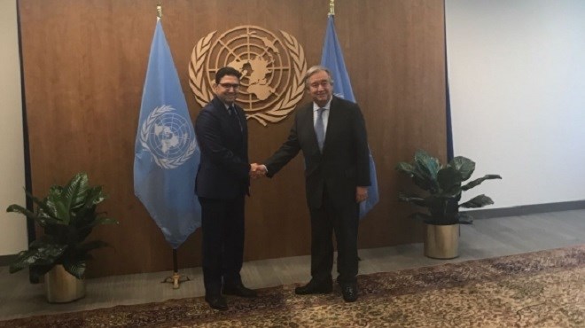 Maroc-ONU : N. Bourita et A. Guterres s’entretiennent en tête-à-tête