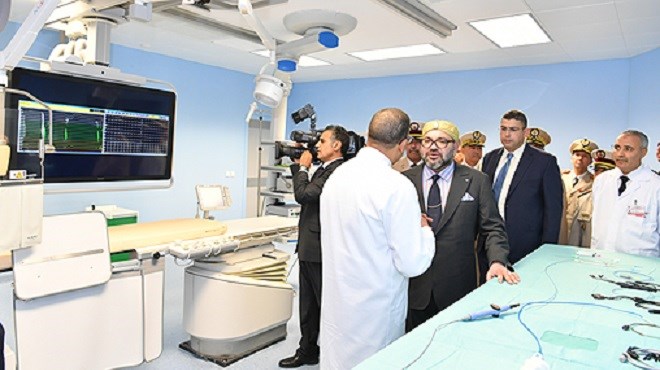 Hôpital militaire de Rabat : Le Roi y inaugure un centre de cardiologie «Top» !