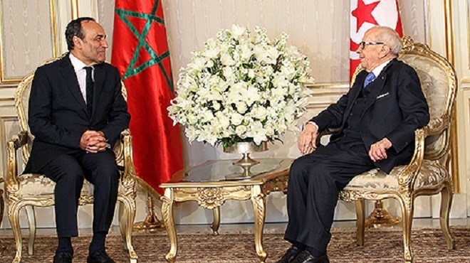 Maroc-Tunisie : Béji Caïd Essebsi reçoit Habib El Malki