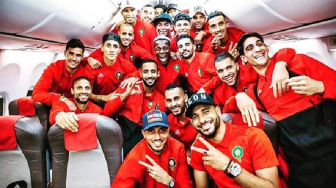 Arrivée de l’équipe nationale marocaine en Russie