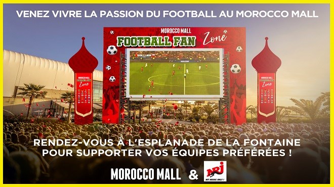 Mondial 2018 : Au Morocco Mall, les marocains fêtent le Football !
