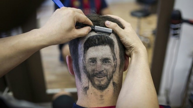 Mondial 2018 : Messi et Ronaldo dessinés sur les crânes !