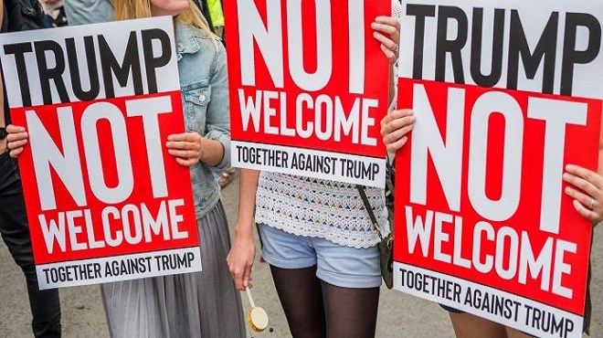 Londres : Manifestations contre la visite de Donald Trump