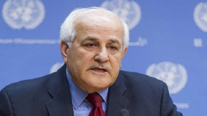 Riad Mansour, Ambassadeur, Représentant de l’Etat de Palestine
