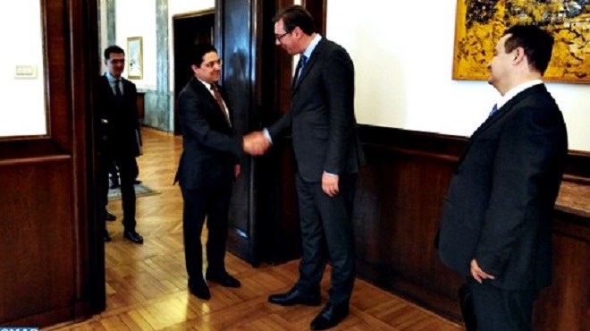 Le chef de l’Etat serbe reçoit en audience Nasser Bourita