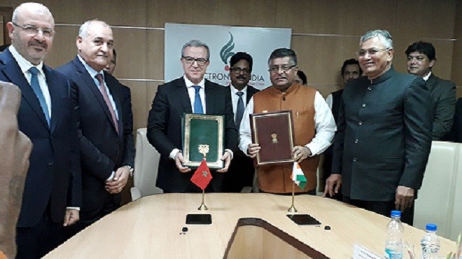Maroc-Inde : Signature de 2 conventions en matière de coopération judiciaire et de transformation numérique