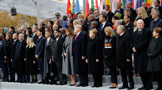 Centenaire de l’armistice : Des dizaines de chefs d’Etat et de gouvernement réunis à Paris