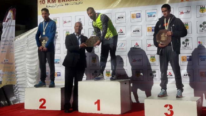 Tawfik Aalam et Hajiba Hassnaoui remportent la 7è édition de la Course Internationale sur route de Tafilalet