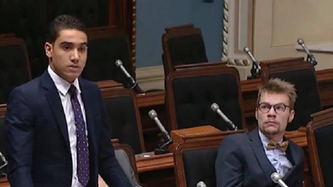 Le jeune marocain Nizar Berdai, élu au Parlement québécois de la Jeunesse