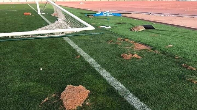 Le stade d’Oujda complètement vandalisé après des mois de rénovation