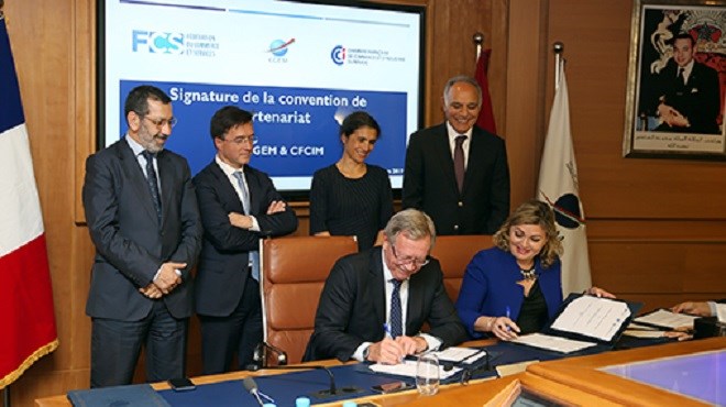 Casablanca : Signature d’une convention entre la FCS et la CFCIM