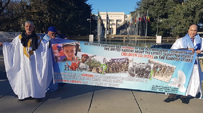 Genève : Un sit-in pour dénoncer les crimes du polisario dans les camps de Tindouf