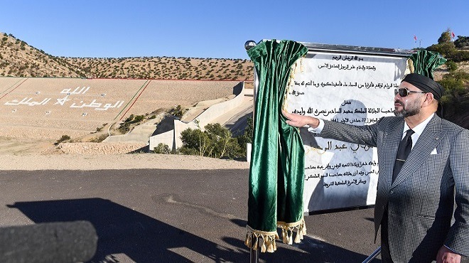 Essaouira : SM le Roi inaugure un barrage et plusieurs projets hydro-agricoles et d’eau potable