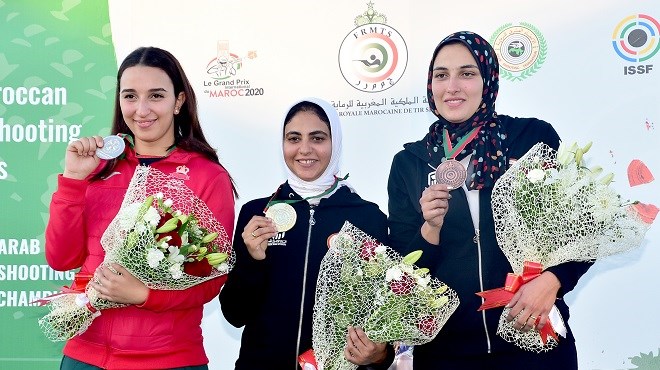 Championnat arabe de tir sportif : La Marocaine Yasmine Marighi médaillée d’argent au Trap 50