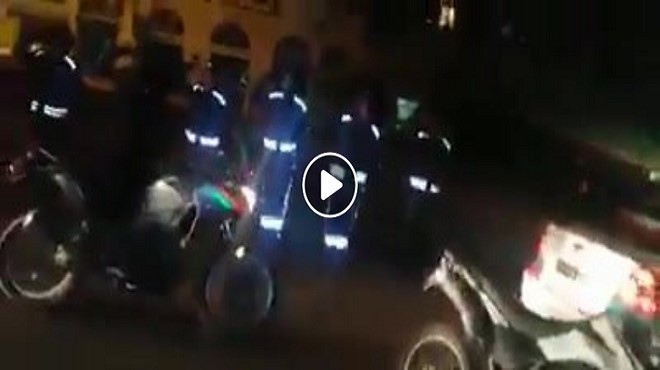 Covid-19 [vidéo] : Des policiers rendent hommage aux marocains