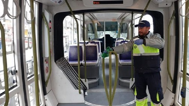 Covid-19 : Renforcement des mesures d’hygiène sur le réseau de tramway