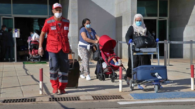 Aéroport Oujda-Angad | Arrivée de 318 Marocains rapatriés d’Espagne