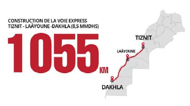 Le Maroc érige une voie express de plus de 1000 km en plein désert