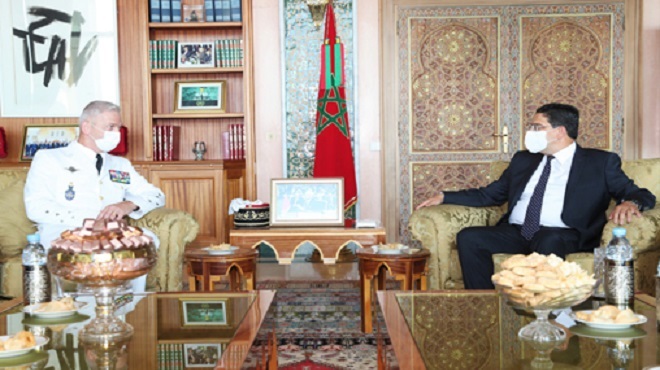 Nasser Bourita reçoit à Rabat le Chef d’État-Major des Armées françaises