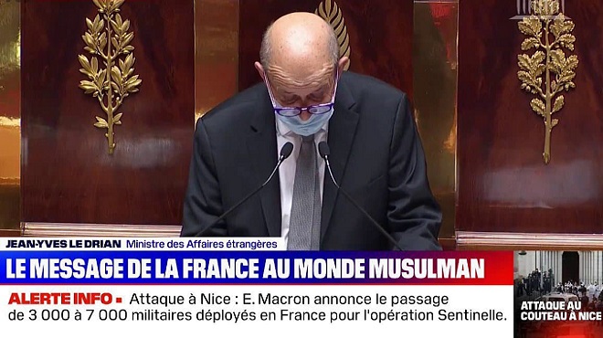 La France Adresse Un Message De Paix Au Monde Musulman Le Drian