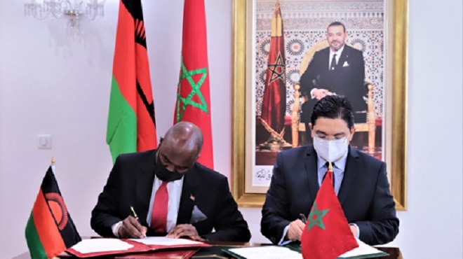 Maroc Malawi Signature de quatre accords de coopération couvrant divers domaines