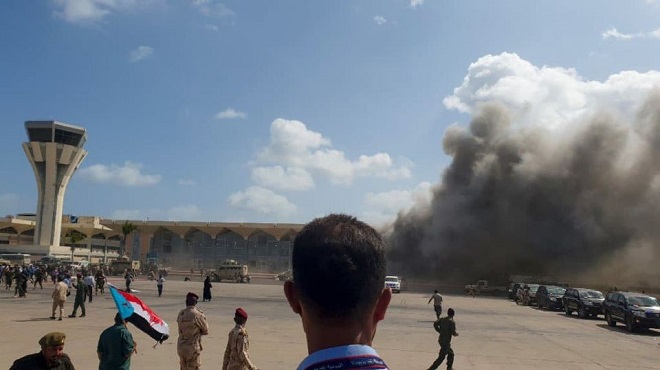 Yémen puissantes explosions aéroport d’Aden