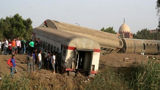 Caire,déraillement,Egypte,train