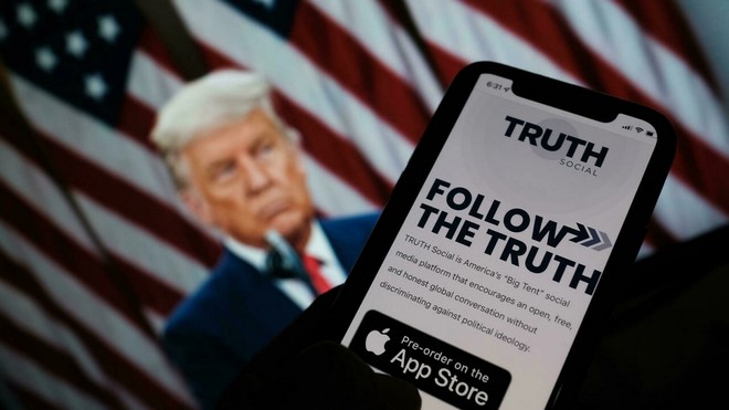 Truth Social,Trump Media &amp; Technology,Digital World Acquisition Corp,Donald Trump,App Store