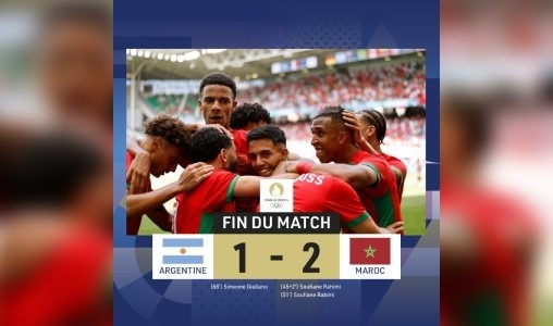 JO de Paris-Football | Le Maroc bat l’Argentine 2-1