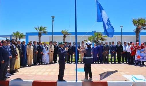 Laâyoune | Le Pavillon bleu hissé pour la 17è fois consécutive sur la plage de Foum El Oued