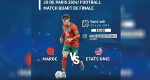 JO de Paris (Foot) | Le Maroc affronte les États-Unis en quarts de finale