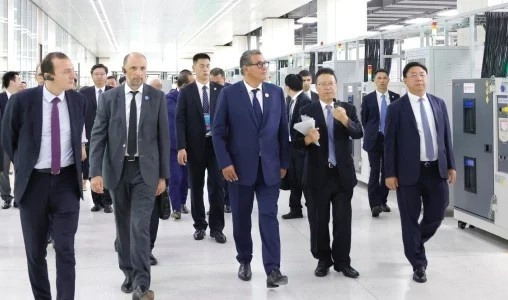 Chine | Aziz Akhannouch visite l’usine de Gotion High Tech à Hefei 
