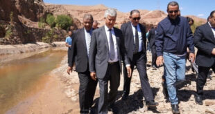 Inondations | Mohammed Sadiki se rend aux zones agricoles affectées à Ouarzazate