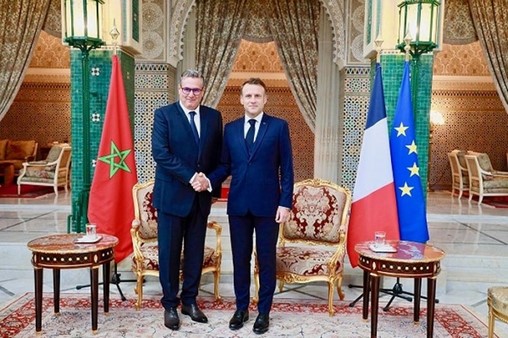 Rabat | Le Président français Emmanuel Macron reçoit M. Akhannouch