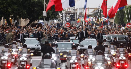 Maroc | Accueil royal au président Emmanuel Macron à Rabat et Salé