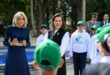 La Princesse Lalla Hasnaa et Madame Brigitte Macron visitent le jardin d’essais botaniques de Rabat